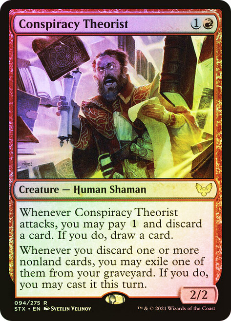 Conspiracy Theorist\nStrixhaven: School of Mages\nSingle\nMagic The Gathering