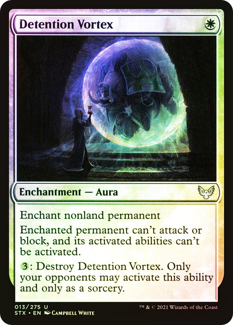 Detention Vortex\nStrixhaven: School of Mages\nSingle\nMagic The Gathering