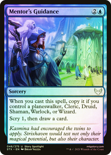 Mentor's Guidance\nStrixhaven: School of Mages\nSingle\nMagic The Gathering