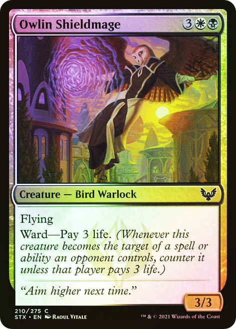 Owlin Shieldmage\nStrixhaven: School of Mages\nSingle\nMagic The Gathering