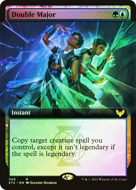 Double Major (Extended Art)\nStrixhaven: School of Mages - Variants\nSingle\nMagic The Gathering