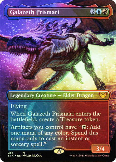 Galazeth Prismari (Borderless)\nStrixhaven: School of Mages - Variants\nSingle\nMagic The Gathering