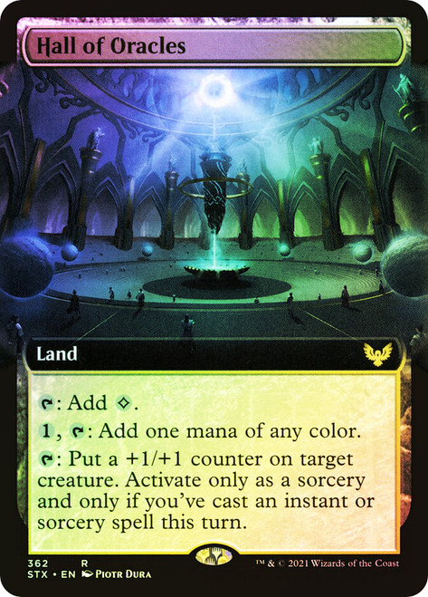 Hall of Oracles (Extended Art)\nStrixhaven: School of Mages - Variants\nSingle\nMagic The Gathering