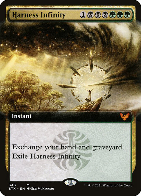 Harness Infinity (Extended Art)\nStrixhaven: School of Mages - Variants\nSingle\nMagic The Gathering
