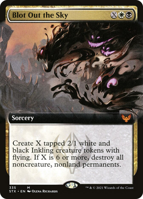 Blot Out the Sky (Extended Art)\nStrixhaven: School of Mages - Variants\nSingle\nMagic The Gathering
