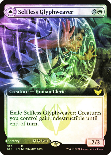 Selfless Glyphweaver // Deadly Vanity
Strixhaven: School of Mages
Single
Magic: The Gathering