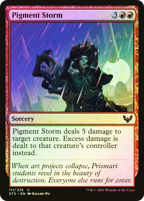 Pigment Storm\nStrixhaven: School of Mages\nSingle\nMagic The Gathering