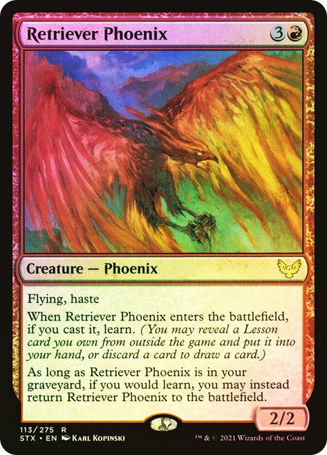 Retriever Phoenix\nStrixhaven: School of Mages\nSingle\nMagic The Gathering