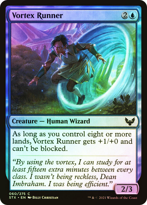 Vortex Runner\nStrixhaven: School of Mages\nSingle\nMagic The Gathering