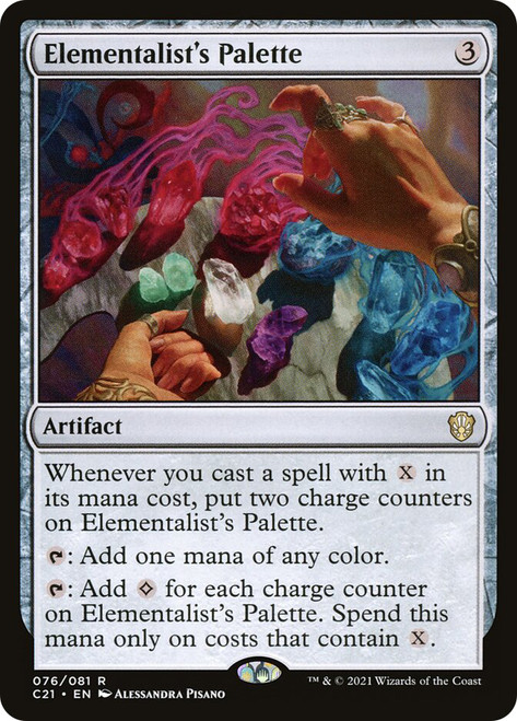 Elementalist's Palette\nCommander: 2021 Edition\nSingle\nMagic The Gathering