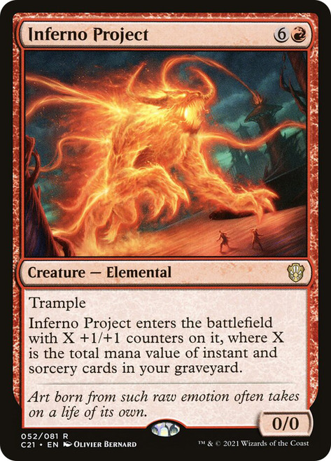 Inferno Project\nCommander: 2021 Edition\nSingle\nMagic The Gathering