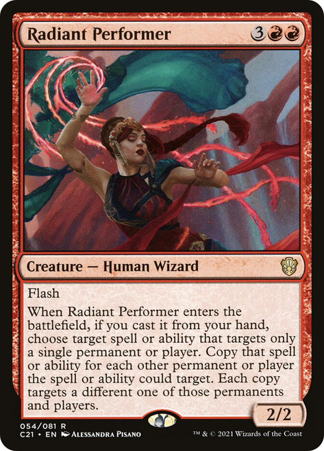 Radiant Performer\nCommander: 2021 Edition\nSingle\nMagic The Gathering