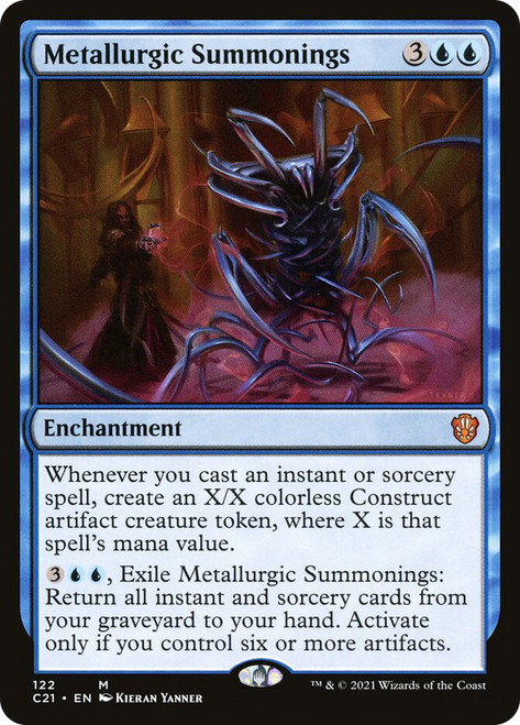 Metallurgic Summonings\nCommander: 2021 Edition\nSingle\nMagic The Gathering