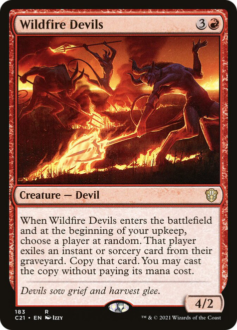 Wildfire Devils\nCommander: 2021 Edition\nSingle\nMagic The Gathering