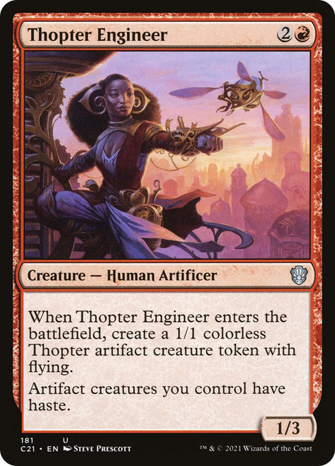 Thopter Engineer\nCommander: 2021 Edition\nSingle\nMagic The Gathering