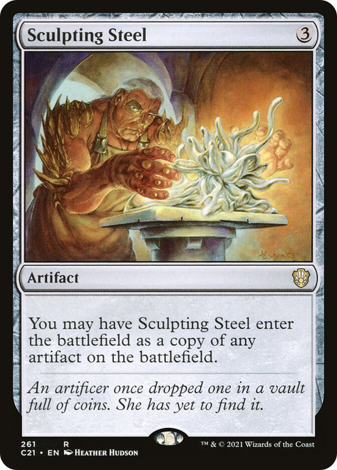 Sculpting Steel\nCommander: 2021 Edition\nSingle\nMagic The Gathering