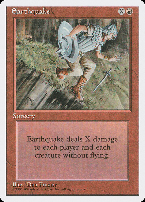 Earthquake\n4th Edition\nSingle\nMagic The Gathering