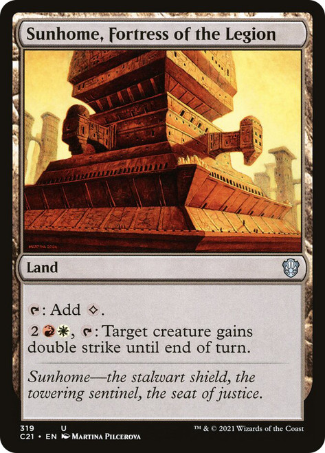 Sunhome, Fortress of the Legion\nCommander: 2021 Edition\nSingle\nMagic The Gathering
