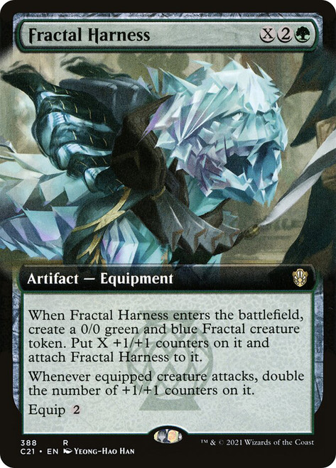 Fractal Harness (Extended Art)\nCommander 2021 - Variants\nSingle\nMagic The Gathering