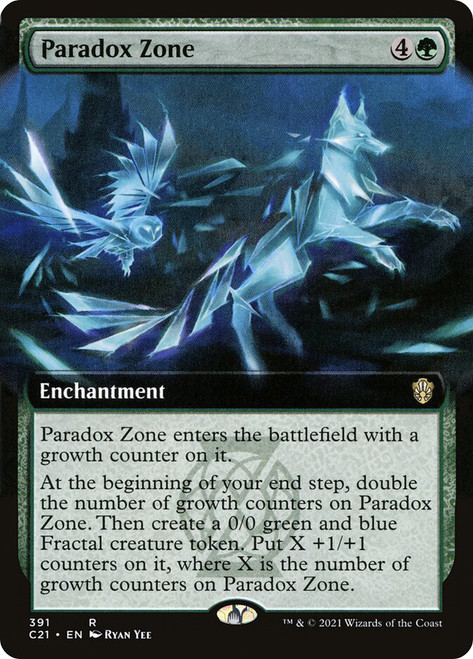 Paradox Zone (Extended Art)\nCommander 2021 - Variants\nSingle\nMagic The Gathering