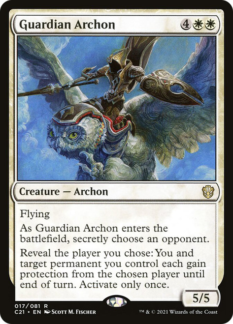 Guardian Archon\nCommander: 2021 Edition\nSingle\nMagic The Gathering
