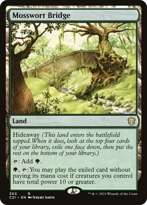 Mosswort Bridge\nCommander: 2021 Edition\nSingle\nMagic The Gathering