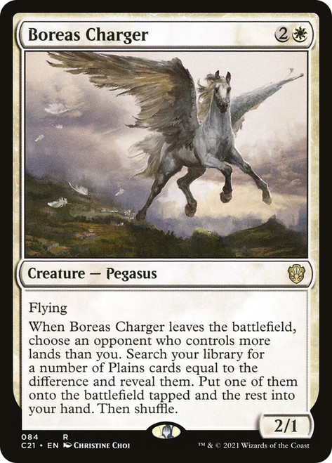 Boreas Charger\nCommander: 2021 Edition\nSingle\nMagic The Gathering