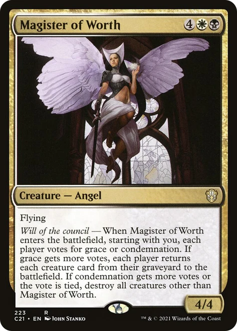 Magister of Worth\nCommander: 2021 Edition\nSingle\nMagic The Gathering