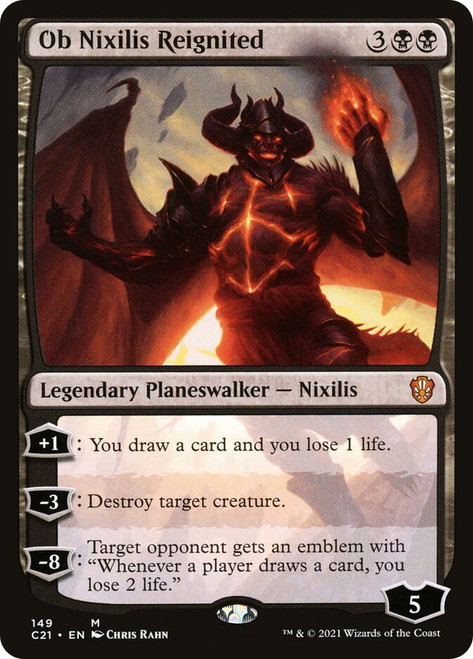 Ob Nixilis Reignited\nCommander: 2021 Edition\nSingle\nMagic The Gathering