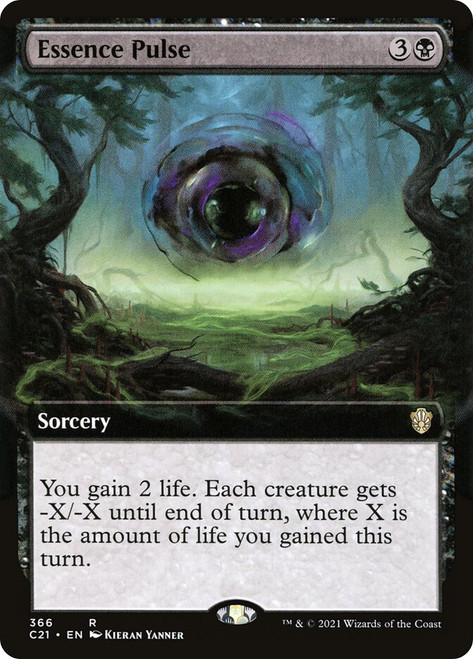 Essence Pulse (Extended Art)\nCommander 2021 - Variants\nSingle\nMagic The Gathering