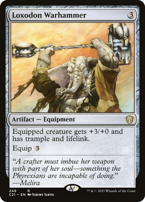 Loxodon Warhammer\nCommander: 2021 Edition\nSingle\nMagic The Gathering