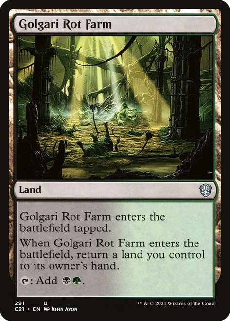 Golgari Rot Farm\nCommander: 2021 Edition\nSingle\nMagic The Gathering