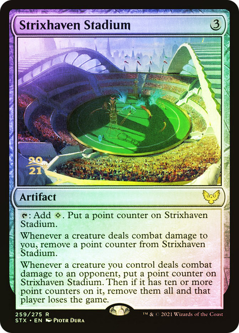 Strixhaven Stadium (Prerelease) (Strixhaven: School of Mages)\nPromo: Date Stamped\nSingle\nMagic The Gathering