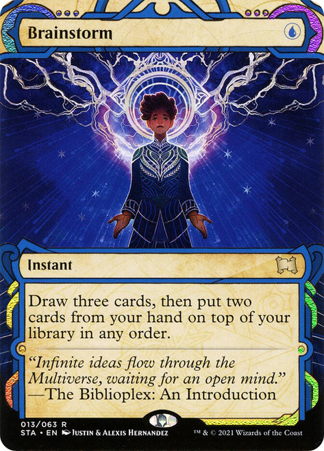 Brainstorm (Foil Etched) | Strixhaven Mystical Archive - Foil Etched 