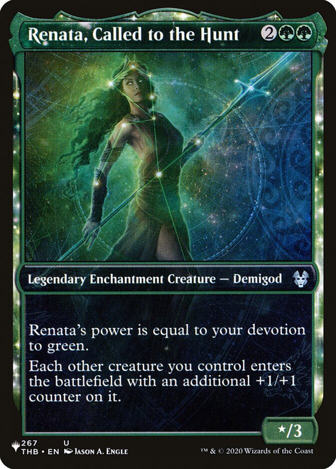 Renata, Called to the Hunt (Showcase)\nPlaneswalker Symbol Reprints\nSingle\nMagic The Gathering