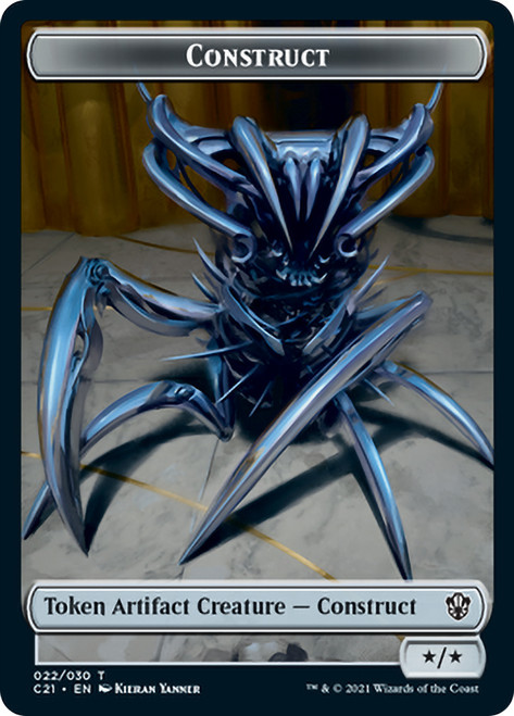 {Construct Token} (*/*) // {Treasure Token}
Commander 2021
Single
Magic: The Gathering