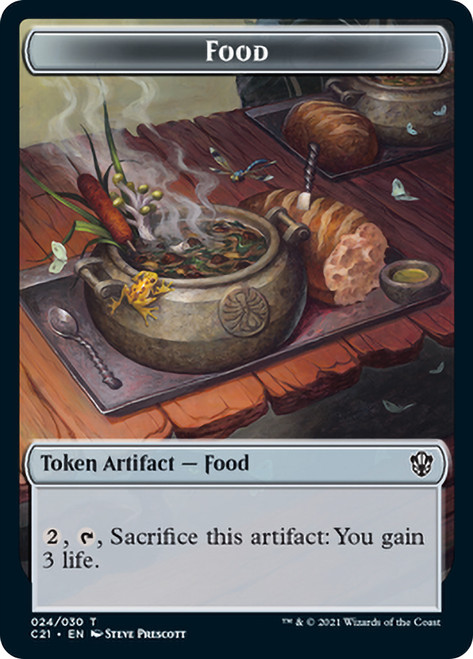 {Food Token} // {Saproling Token}
Commander 2021
Single
Magic: The Gathering