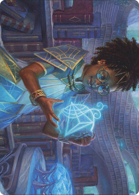 {Zimone, Quandrix Prodigy Art Card}\nArt Series\nSingle\nMagic The Gathering