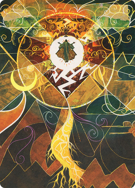 {Lightning Bolt Art Card}\nArt Series\nSingle\nMagic The Gathering