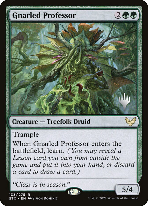 Gnarled Professor (Promo Pack) (Strixhaven: School of Mages)\nPromo: Planeswalker Stamped\nSingle\nMagic The Gathering