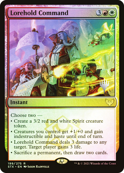 Lorehold Command (Prerelease) (Strixhaven: School of Mages