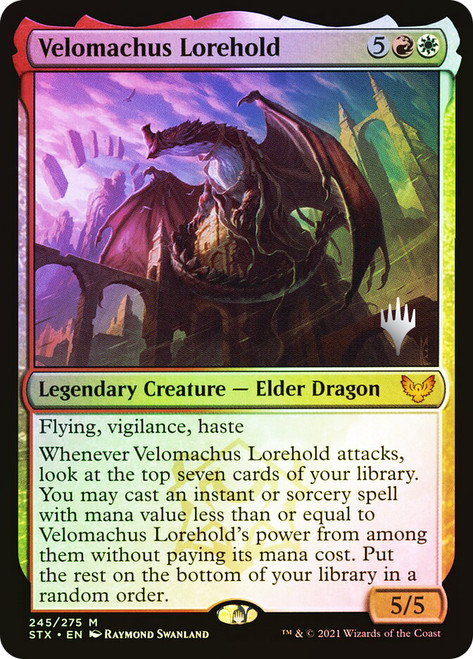 Velomachus Lorehold (Promo Pack) (Strixhaven: School of Mages)\nPromo: Planeswalker Stamped\nSingle\nMagic The Gathering