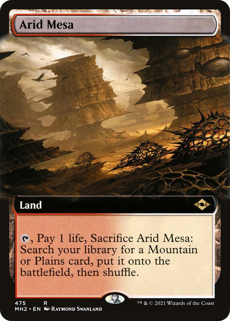 Arid Mesa (Extended Art)\nModern Horizons 2 - Variants\nSingle\nMagic The Gathering