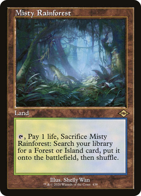 Misty Rainforest (Retro Frame)\nModern Horizons 2 - Retro Frame\nSingle\nMagic The Gathering