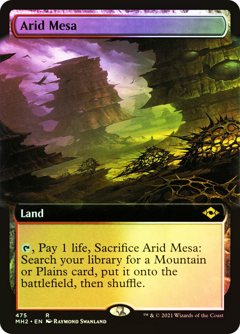 Arid Mesa (Extended Art)\nModern Horizons 2 - Variants\nSingle\nMagic The Gathering