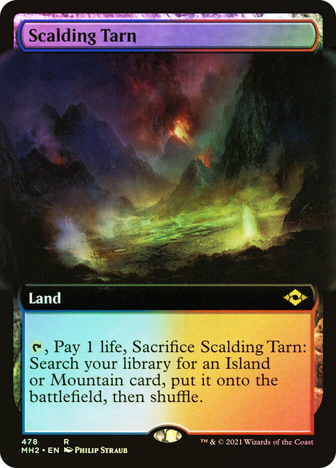 Scalding Tarn (Extended Art)\nModern Horizons 2 - Variants\nSingle\nMagic The Gathering