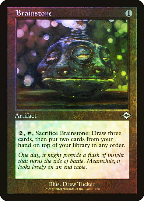 Brainstone (Retro Frame)\nModern Horizons 2 - Retro Frame\nSingle\nMagic The Gathering