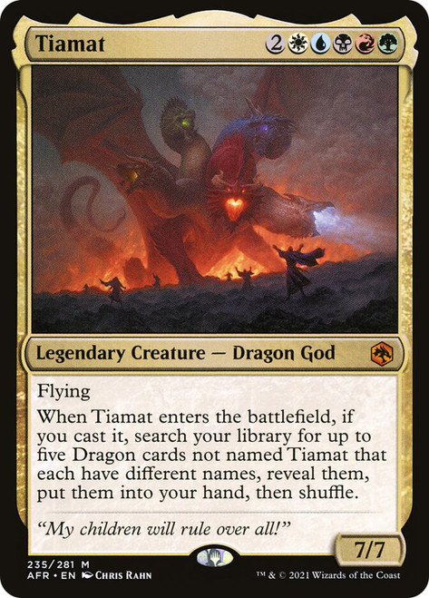Tiamat\nAdventures in the Forgotten Realms\nSingle\nMagic The Gathering