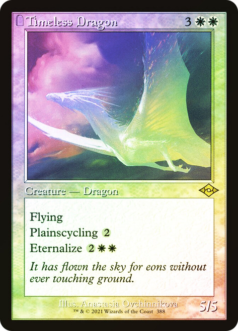 Timeless Dragon (Retro Frame)\nModern Horizons 2 - Retro Frame\nSingle\nMagic The Gathering