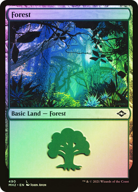 Forest (#490)\nModern Horizons 2\nSingle\nMagic The Gathering